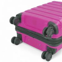 Βαλίτσα σκληρή  μικρή επεκτάσιμη μωβ Seagull SG180 - S