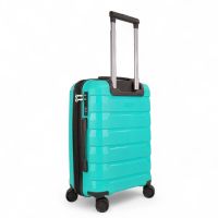 Βαλίτσα σκληρή  μικρή επεκτάσιμη τιρκουάζ Seagull SG180 - S