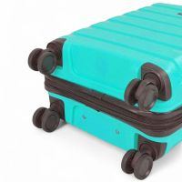 Βαλίτσα σκληρή  μικρή επεκτάσιμη τιρκουάζ Seagull SG180 - S