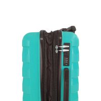 Βαλίτσα σκληρή  μικρή επεκτάσιμη τιρκουάζ Seagull SG180 - S