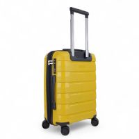 Βαλίτσα σκληρή  μικρή επεκτάσιμη κίτρινη Seagull SG180 - S