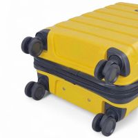 Βαλίτσα σκληρή  μικρή επεκτάσιμη κίτρινη Seagull SG180 - S
