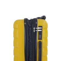 Βαλίτσα σκληρή  μικρή επεκτάσιμη κίτρινη Seagull SG180 - S