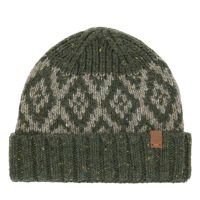 Σκούφος πλεκτός ζακάρ λαδί Chaos Forest Beanie Olive