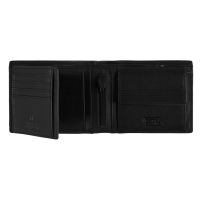 Πορτοφόλι δερμάτινο οριζόντιο μαύρο Camel Active Cliff Wallet Black