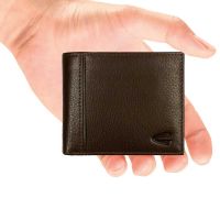 Πορτοφόλι δερμάτινο μικρό οριζόντιο καφέ Camel Active Pine Wallet Brown