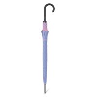 Ομπρέλα μεγάλη αυτόματη σιέλ με ρέλι United Colors of Benetton Long Stick Umbrella Mountain Bluebird