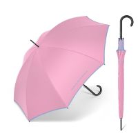 Ομπρέλα μεγάλη αυτόματη ροζ με ρέλι United Colors of Benetton Long Stick Umbrella Rosy Future
