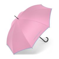 Ομπρέλα μεγάλη αυτόματη ροζ με ρέλι United Colors of Benetton Long Stick Umbrella Rosy Future