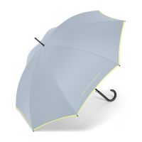 Ομπρέλα μεγάλη αυτόματη γκρι - σιέλ με ρέλι United Colors of Benetton Long Stick Umbrella Tourmaline