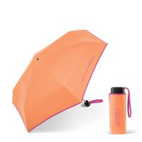 Ultra Mini Flat Folding Umbrella United Colors Of Benetton Nectarine