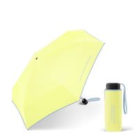 Ultra Mini Flat Folding Umbrella United Colors Of Benetton Yellow Pear