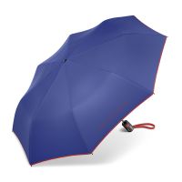 Ομπρέλα σπαστή αυτόματη μπλε με ρέλι United Colors Of Benetton Mini AC Folding Umbrella Blue
