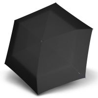 Ομπρέλα mini σπαστή μαύρη Knirps US.050 Ultra Light Slim Manual Folding Umbrella Mat Cross Black