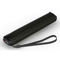 Ομπρέλα mini σπαστή μαύρη Knirps US.050 Ultra Light Slim Manual Folding Umbrella Mat Cross Black