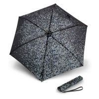 Ομπρέλα mini σπαστή μαύρη Knirps US.050 Ultra Light Slim Manual Folding Umbrella Brave Black