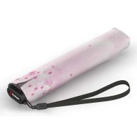 Ομπρέλα mini σπαστή ροζ Knirps US.050 Ultra Light Slim Manual Folding Umbrella Sakura Romance Pink