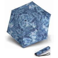 Ομπρέλα mini σπαστή λαχούρια μπλε Knirps US.050 Ultra Light Slim Manual Folding Umbrella Paisley Blue