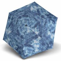 Ομπρέλα mini σπαστή λαχούρια μπλε Knirps US.050 Ultra Light Slim Manual Folding Umbrella Paisley Blue