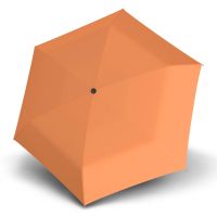 Ομπρέλα σπαστή αντηλιακή με αυτόματο άνοιγμα - κλείσιμο ροδακινί Knirps U.200 Ultra Light Slim Duomatic Folding Heat Shield Umbrella Peach With Iridiscent Coating