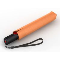 Ομπρέλα σπαστή αντηλιακή με αυτόματο άνοιγμα - κλείσιμο ροδακινί Knirps U.200 Ultra Light Slim Duomatic Folding Heat Shield Umbrella Peach With Iridiscent Coating