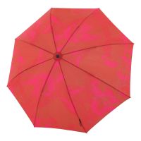 Ομπρέλα σπαστή κόκκινη με  αυτόματο άνοιγμα - κλείσιμο Knirps T.200 Medium Duomatic Garden Scarlet With Glitter