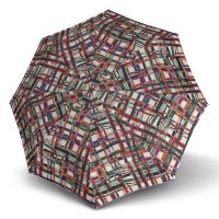 Ομπρέλα σπαστή πολύχρωμη με αυτόματο άνοιγμα - κλείσιμο Knirps T.200 Medium Duomatic Ribbon