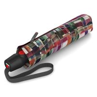 Ομπρέλα σπαστή πολύχρωμη με αυτόματο άνοιγμα - κλείσιμο Knirps T.200 Medium Duomatic Ribbon