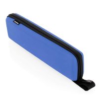 Ομπρέλα mini σπαστή μονόχρωμη μπλε Knirps X4U Ultra Light Slim Manual Folding Umbrella Neon Blue