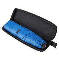 Ομπρέλα mini σπαστή μονόχρωμη μπλε Knirps X4U Ultra Light Slim Manual Folding Umbrella Neon Blue