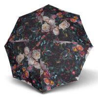Ομπρέλα σπαστή φλοράλ αυτόματο άνοιγμα - κλείσιμο μπορντό  Knirps A.200 Folding Umbrella Fairybloom