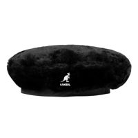 Μπερές λούτρινος μαύρος Kangol Faux Fur Beret Solid Black