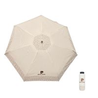 Mini Folding Manual Umbrella Pierre Cardin PC - 7215 Ecru