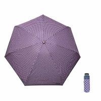 Ομπρέλα  μίνι  σπαστή χειροκίνητη ψαροκόκαλο μπλε - λιλά Pierre Cardin Folding Umbrella PC - 7225