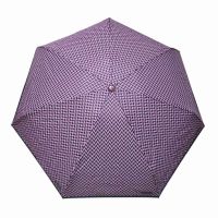 Ομπρέλα  μίνι  σπαστή χειροκίνητη ψαροκόκαλο μπλε - λιλά Pierre Cardin Folding Umbrella PC - 7225