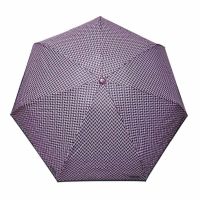 Ομπρέλα  μίνι  σπαστή χειροκίνητη ψαροκόκαλο μπλε - ροζ Pierre Cardin Folding Umbrella PC - 7225