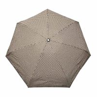 Ομπρέλα  μίνι  σπαστή χειροκίνητη ψαροκόκαλο γκρι Pierre Cardin Folding Umbrella PC - 7225