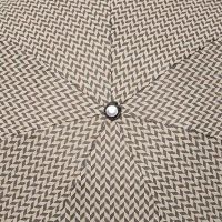 Ομπρέλα  μίνι  σπαστή χειροκίνητη ψαροκόκαλο γκρι Pierre Cardin Folding Umbrella PC - 7225