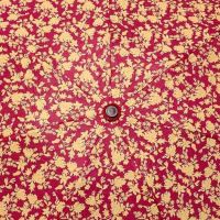 Ομπρέλα γυναικεία mini σπαστή χειροκίνητη φλοράλ κόκκινη Pierre Cardin PC-7235