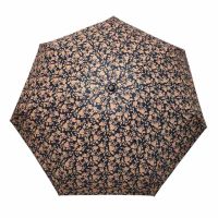 Ομπρέλα γυναικεία mini σπαστή χειροκίνητη φλοράλ μπλε Pierre Cardin PC-7235