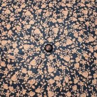 Ομπρέλα γυναικεία mini σπαστή χειροκίνητη φλοράλ μπλε Pierre Cardin PC-7235