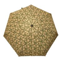 Ομπρέλα γυναικεία mini σπαστή χειροκίνητη φλοράλ πράσινη Pierre Cardin PC-7235