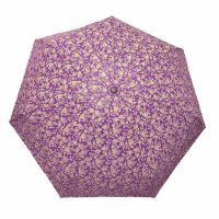 Ομπρέλα γυναικεία mini σπαστή χειροκίνητη φλοράλ μωβ PIerre Cardin PC-7235