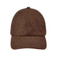 Καπέλο τζόκεϊ  χειμερινό ψαροκόκαλο καφέ