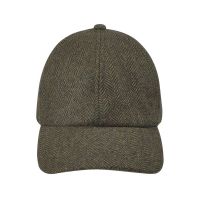 Καπέλο τζόκεϊ  χειμερινό ψαροκόκαλο λαδί