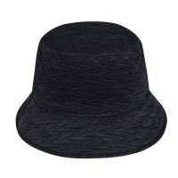 Καπέλο γυναικείο χειμερινό βελούδινο καπιτονέ μαύρο