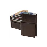 Πορτοφόλι δερμάτινο μικρό οριζόντιο καφέ Camel Active Cordoba Wallet Brown