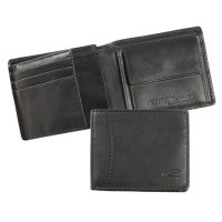 Πορτοφόλι δερμάτινο μικρό οριζόντιο μαύρο Camel Active Cordoba Wallet Black