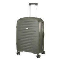 Βαλίτσα μεσαία σκληρή επεκτάσιμη λαδί με 4 ρόδες Xplorer 178 24''