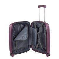 Βαλίτσα μικρή σκληρή επεκτάσιμη μωβ με 4 ρόδες Xplorer 178 20''